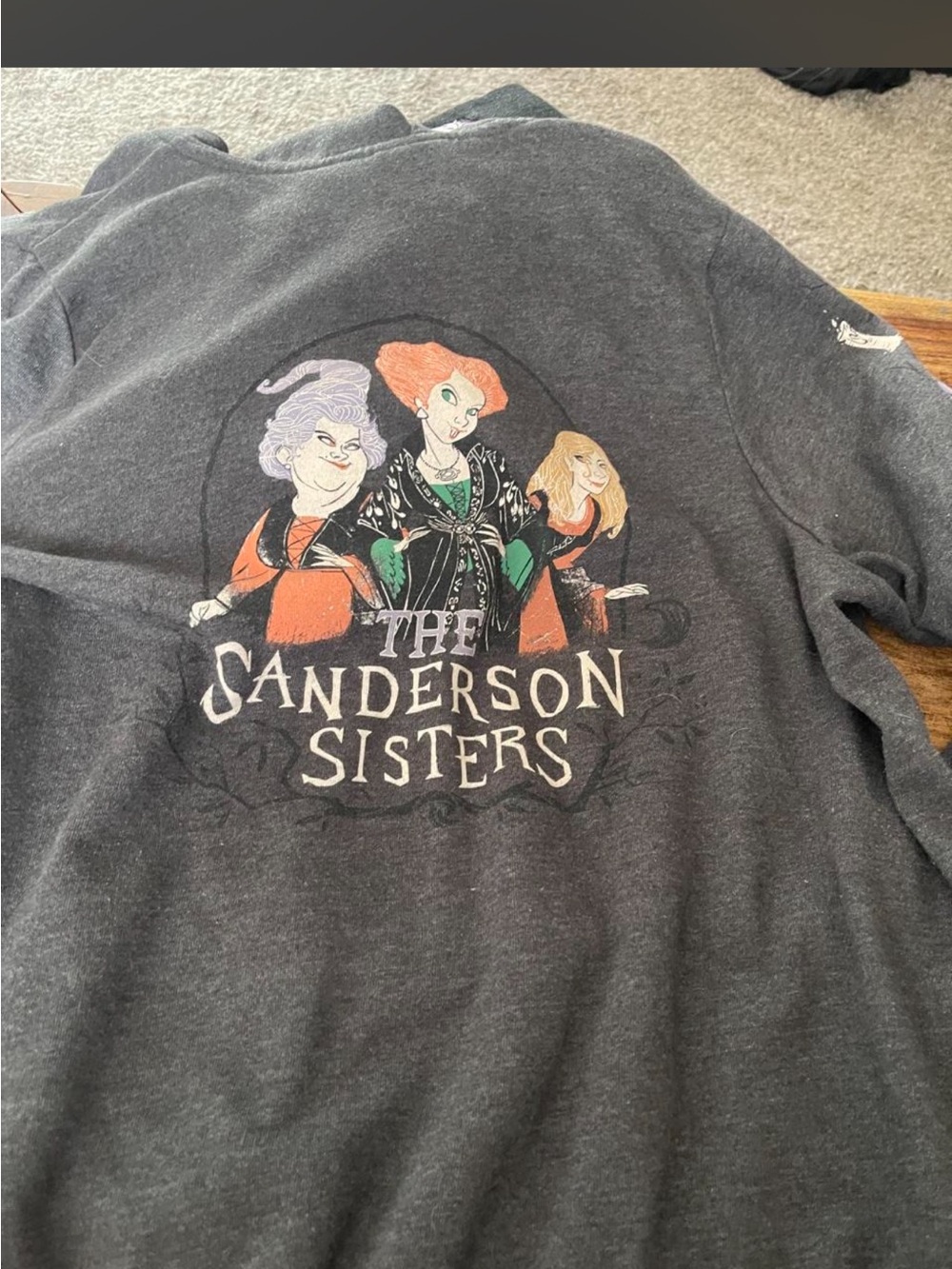 The Sanderson Sisters women’s Charcoal Graphic Hoodie